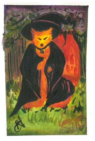 Fox Witch (watercolor)